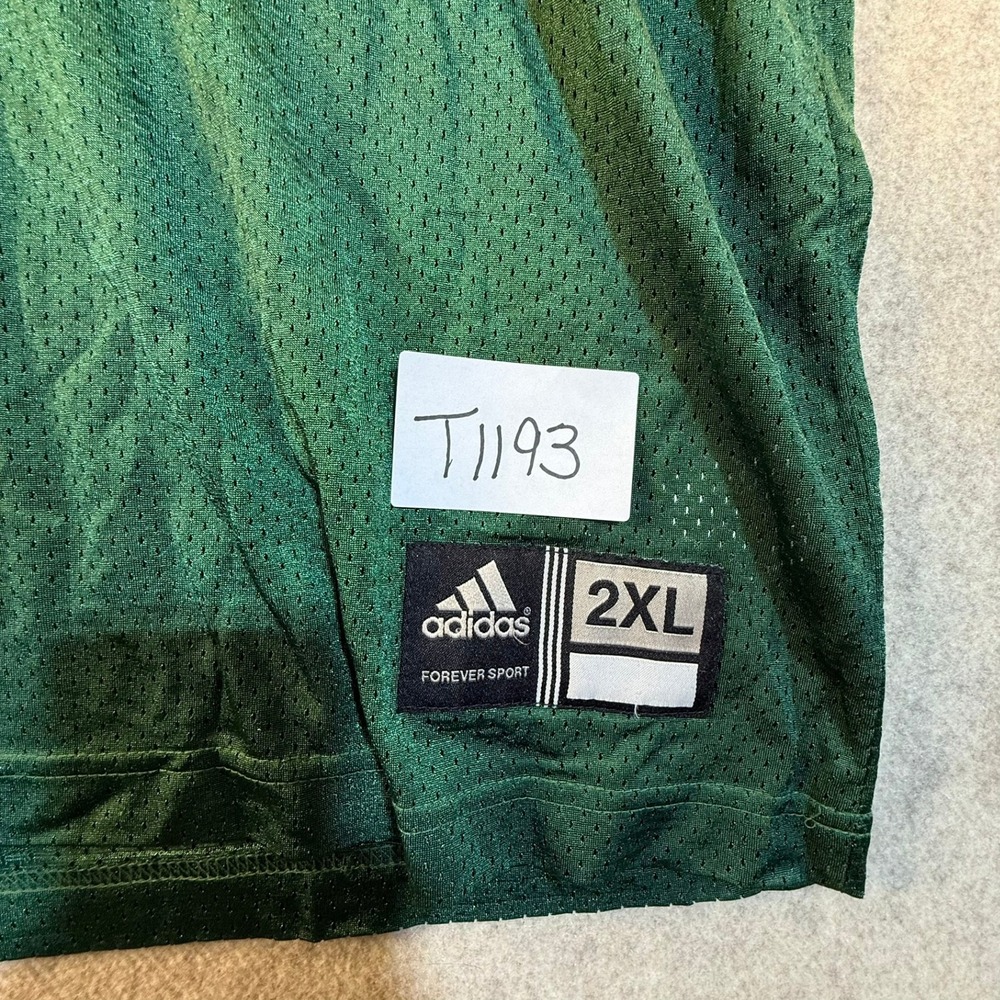 Adidas Notre Dame Fighting Irish Brady Quinn 10 Football Jersey Green Mens 2XL - Picture 2 of 8